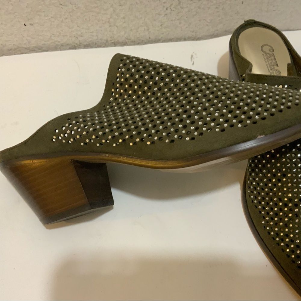 Carlos by Carlos Santana Women's Slip--On Mules penny size 8 Green